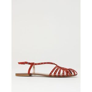 Anna F. Flat Sandals Woman Rust